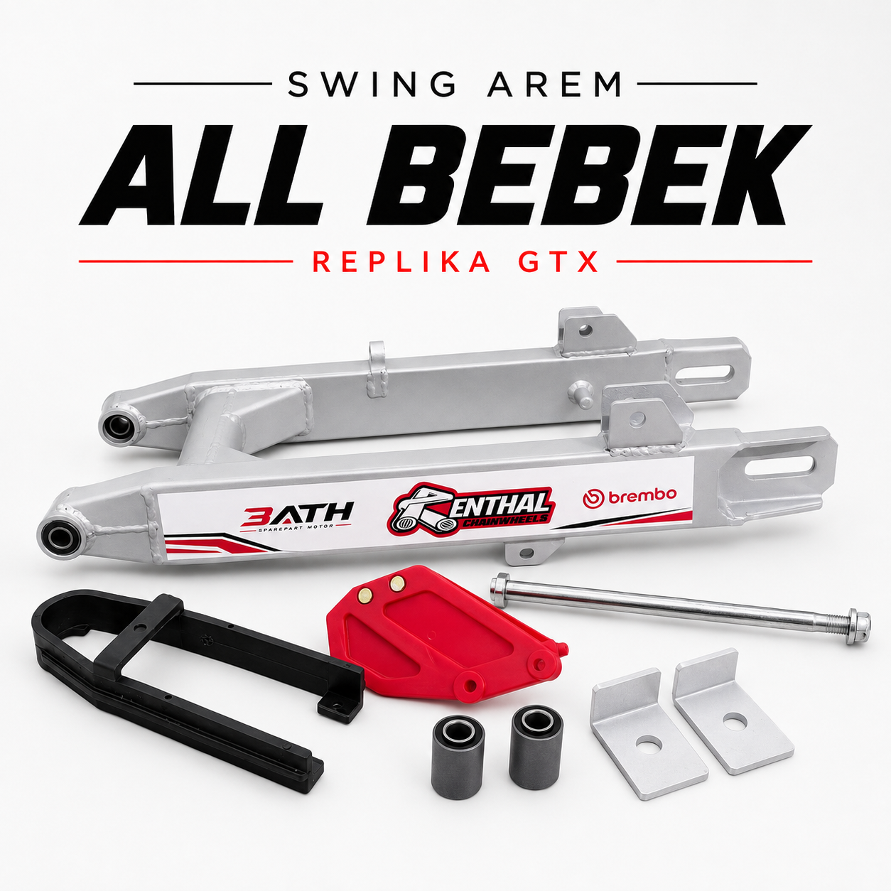 Paket Swing Arem All Bebek Replika GTX TRUSDRIVE beserta kelengkapannya